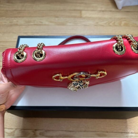 Gucci Med Rajah Red Shoulder Bags - Picture 5 of 16